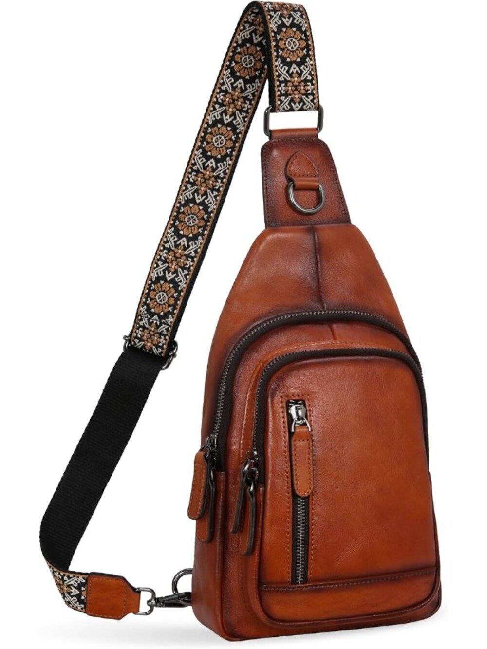 Stylish Leather Sling Bag for Women | RFID Crossbody Purse & Fanny Pack